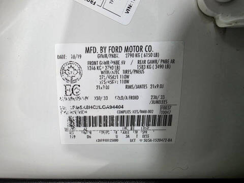 2020 Ford Explorer Platinum