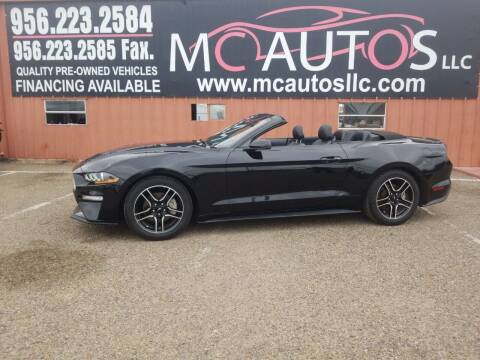 2018 Ford Mustang for sale at MC Autos LLC in Pharr TX
