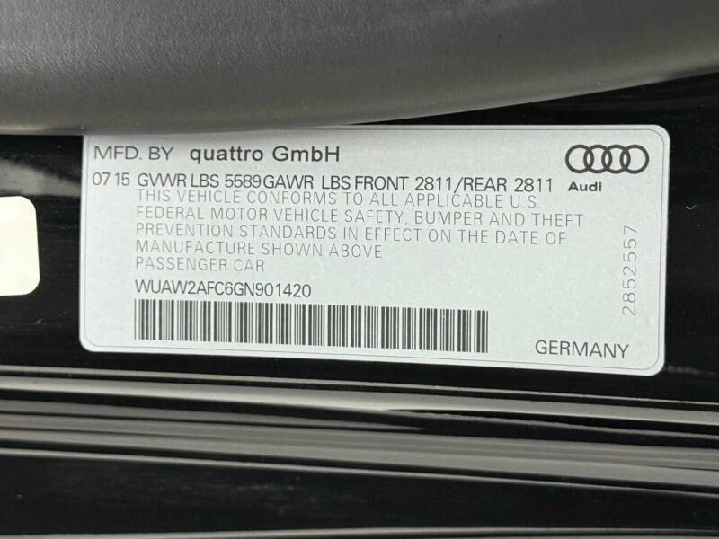 2016 Audi RS 7 4.0T quattro Prestige