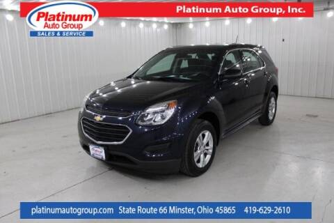 2017 Chevrolet Equinox for sale at Platinum Auto Group Inc. in Minster OH