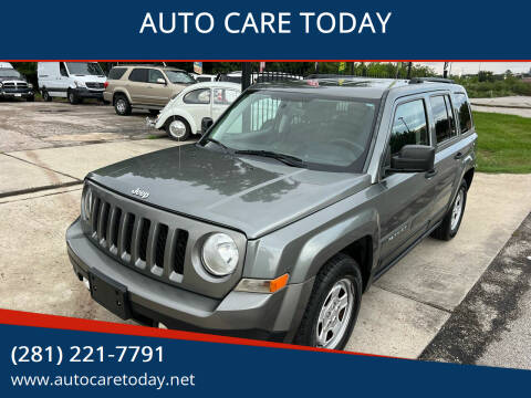 2014 Jeep Patriot for sale at AUTO CARE TODAY in Spring TX