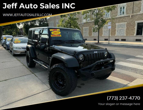 2015 Jeep Wrangler Unlimited for sale at Jeff Auto Sales INC in Chicago IL