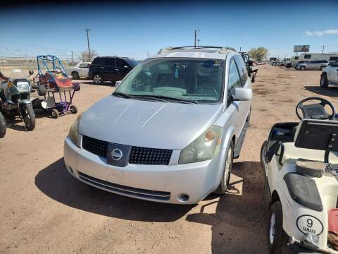 2004 Nissan Quest for sale at PYRAMID MOTORS - Fountain Lot in Fountain CO