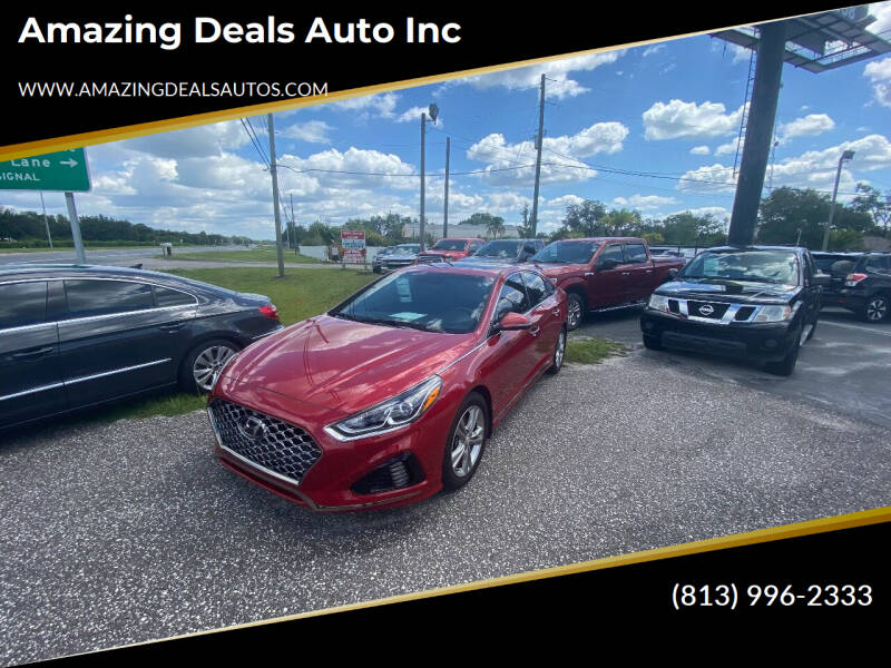 2019 Hyundai Sonata for sale at Amazing Deals Auto Inc in Land O Lakes FL