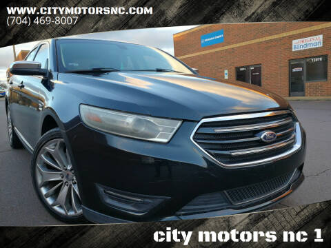 2014 Ford Taurus for sale at CITY MOTORS NC 1 in Harrisburg NC