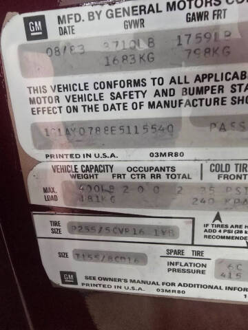 1984 Chevrolet Corvette