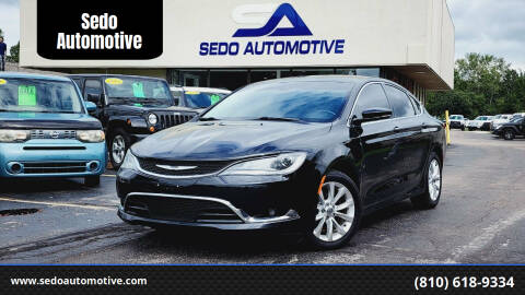 2015 Chrysler 200 for sale at Sedo Automotive in Davison MI