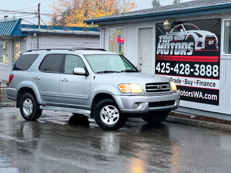 2002 Toyota Sequoia for sale at Top Motors LLC in Edmonds WA