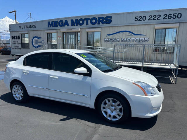 2012 Nissan Sentra for sale at MEGA MOTORS AUTO SALES in Tucson, AZ