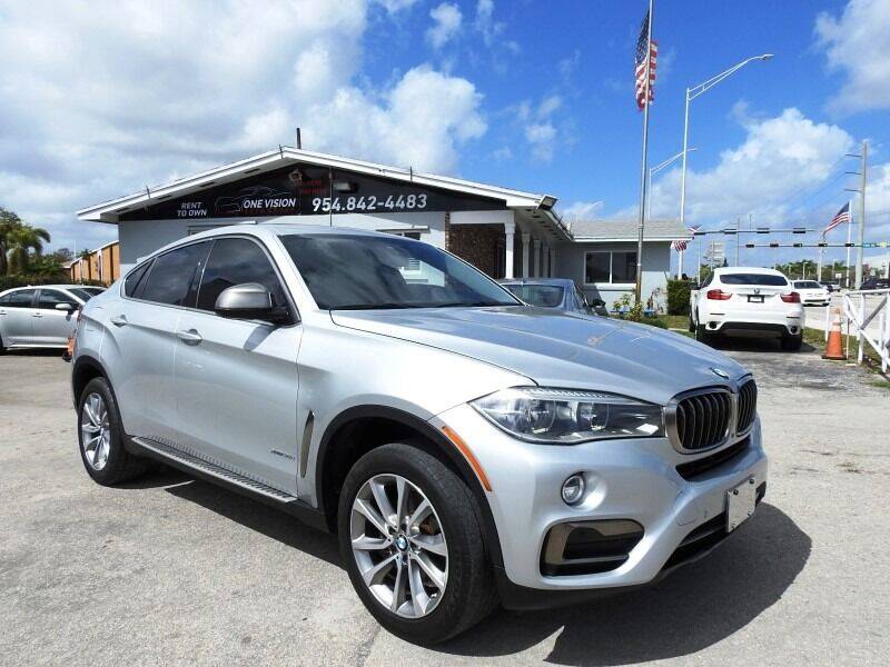 2015 BMW X6 for sale at One Vision Auto in Hollywood FL