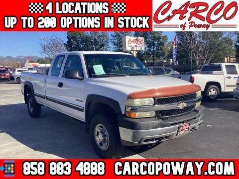 2002 Chevrolet Silverado 2500HD for sale at CARCO SALES & FINANCE - CARCO OF POWAY in Poway CA