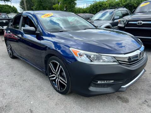 2016 Honda Accord for sale at Plus Auto Sales in West Park FL