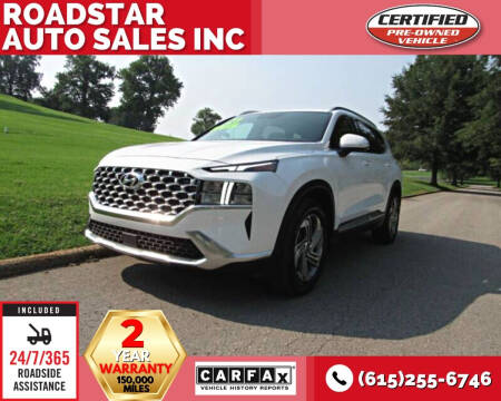 2021 Hyundai Santa Fe for sale at Roadstar Auto Sales Inc in Nashville TN