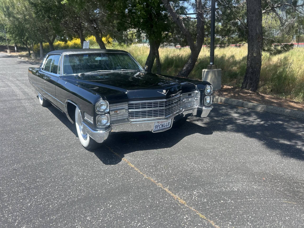Black 1966 Cadillac DeVille 2
