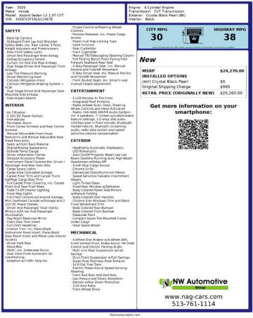 2020 Honda Accord LX