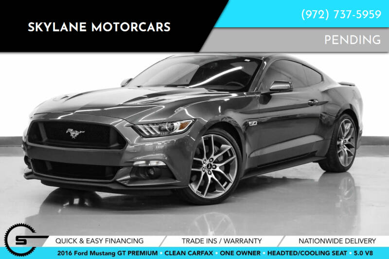 2016 Ford Mustang for sale at Skylane Motorcars in Carrollton TX