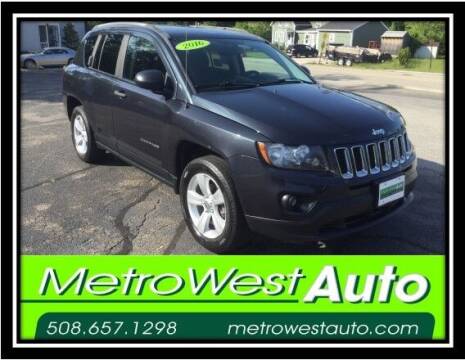 2016 Jeep Compass for sale at Metro West Auto in Bellingham MA