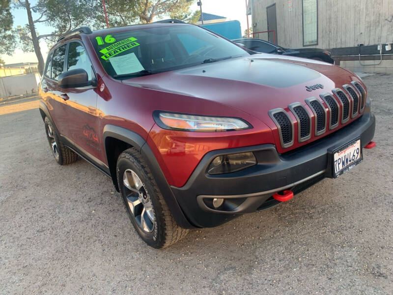 2016 Jeep Cherokee for sale at Route 66 Auto Center Inc in Victorville CA