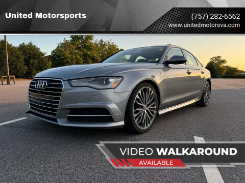 2016 Audi A6 for sale at United Motorsports in Virginia Beach VA