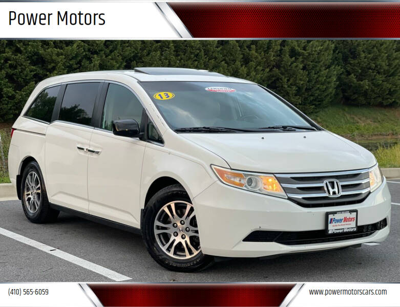 2013 Honda Odyssey for sale at Power Motors in Halethorpe MD