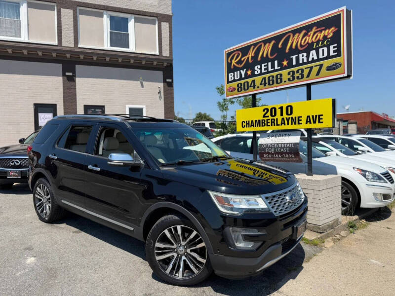 2016 Ford Explorer Platinum