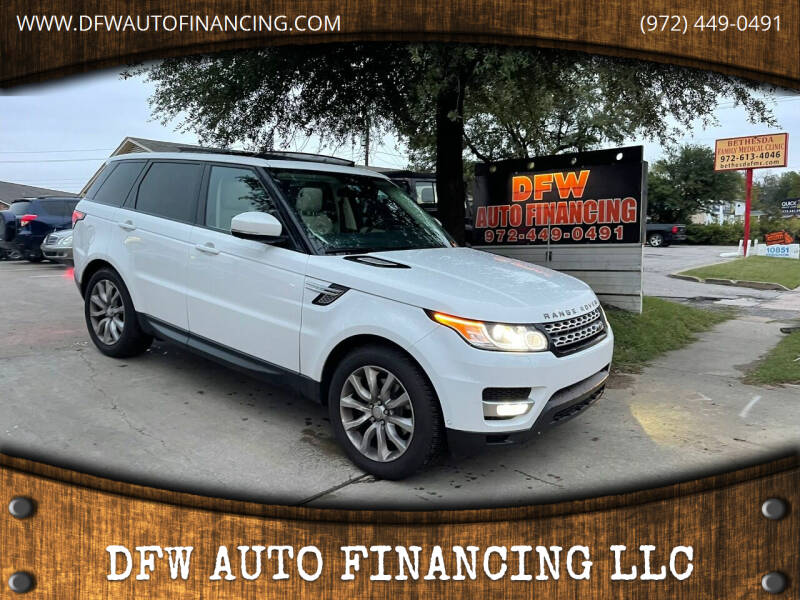 2014 Land Rover Range Rover Sport for sale at Bad Credit Call Fadi in Dallas TX