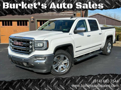 2016 GMC Sierra 1500 for sale at Burket's Auto Sales in Tyrone PA