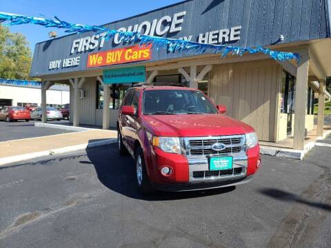 2011 Ford Escape for sale at First Choice Auto Sales in Rock Island IL