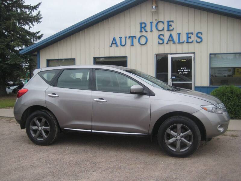 2009 Nissan Murano for sale at Rice Auto Sales in Rice MN