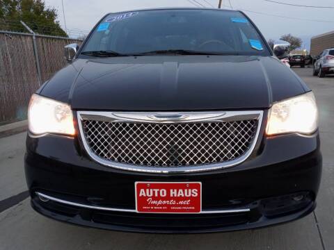 2014 Chrysler Town and Country for sale at Auto Haus Imports in Grand Prairie TX