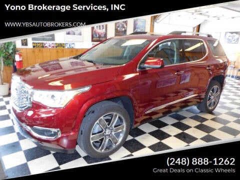 2017 GMC Acadia for sale at Farmington's Finest Used Autos - Yono Brokerage Services, INC in Farmington MI