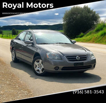 2003 Nissan Altima for sale at Royal Motors in Rocklin CA