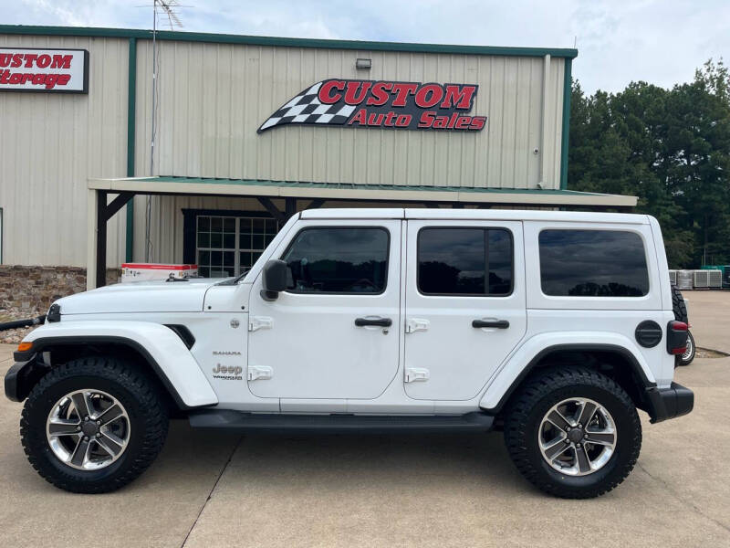 Used 2018 Jeep All-New Wrangler Unlimited Sahara with VIN 1C4HJXEN7JW221428 for sale in Longview, TX