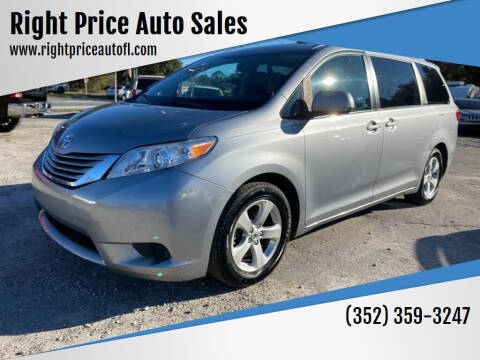 2015 Toyota Sienna for sale at Right Price Auto Sales in Waldo FL