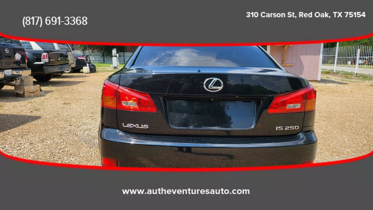 2007 Lexus IS 250 for sale at AUTHE VENTURES AUTO in Red Oak, TX