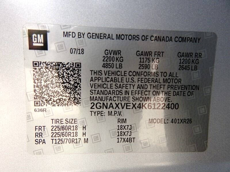 2019 CHEVROLET Equinox SUV / Crossover - $15,900