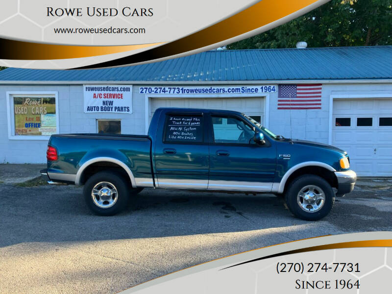 2001 Ford F-150 for sale at Rowe Used Cars in Beaver Dam KY