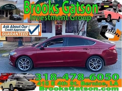 2017 Ford Fusion for sale at Brooks Gatson Investment Group in Bernice LA