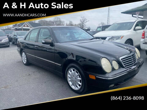 2001 Mercedes-Benz E-Class for sale at A & H Auto Sales in Greenville SC