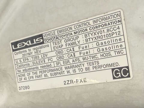 2011 Lexus CT 200h Premium