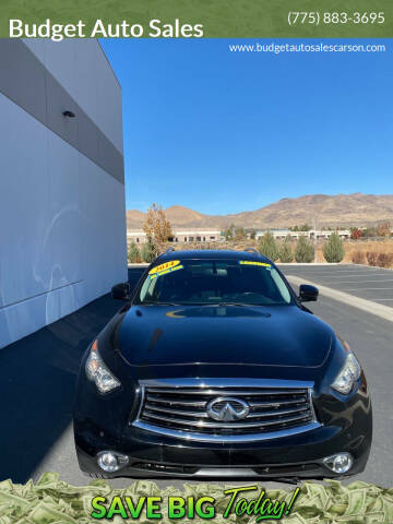 2014 Infiniti QX70 for sale at Budget Auto Sales in Carson City NV