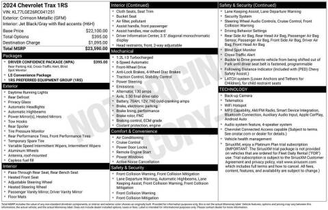 2024 Chevrolet Trax RS