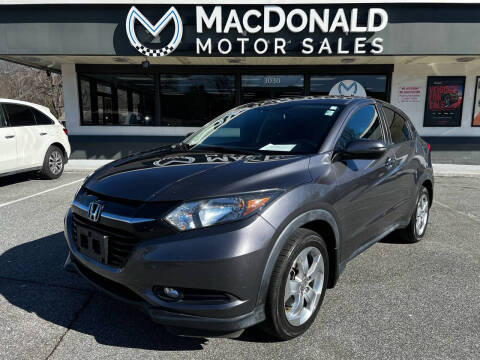 2016 Honda HR-V for sale at MacDonald Motor Sales in High Point NC