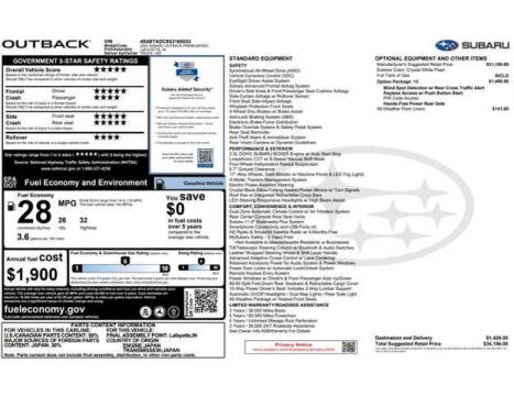 2025 Subaru Outback Premium