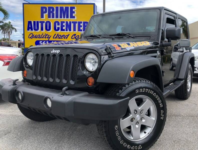 2010 Jeep Wrangler for sale at PRIME AUTO CENTER in Palm Springs FL