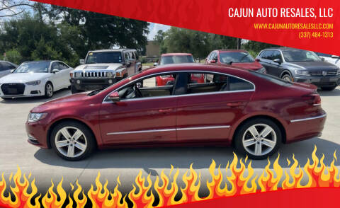 2013 Volkswagen CC for sale at Cajun Auto Resales, LLC in Lafayette LA