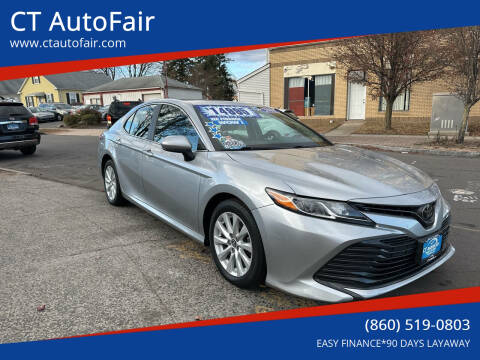 2018 Toyota Camry for sale at CT AutoFair in West Hartford CT