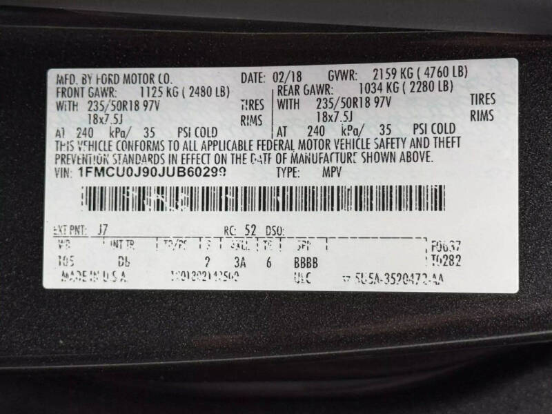 2018 Ford Escape Titanium