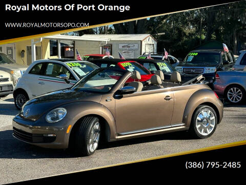 2013 Volkswagen Beetle Convertible for sale at Royal Motors of Port Orange in Port Orange FL