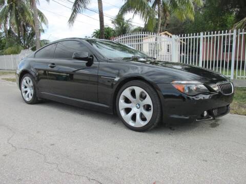 2007 BMW 6 Series for sale at TROPICAL MOTOR CARS INC in Miami FL